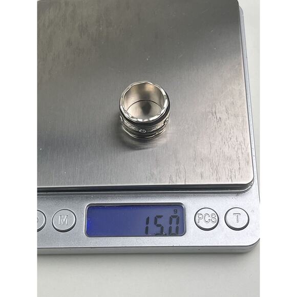 Silpada Sterling Silver & Brass with Patina Spinner Ring Isabella R3137 Size 6 - Picture 11 of 11